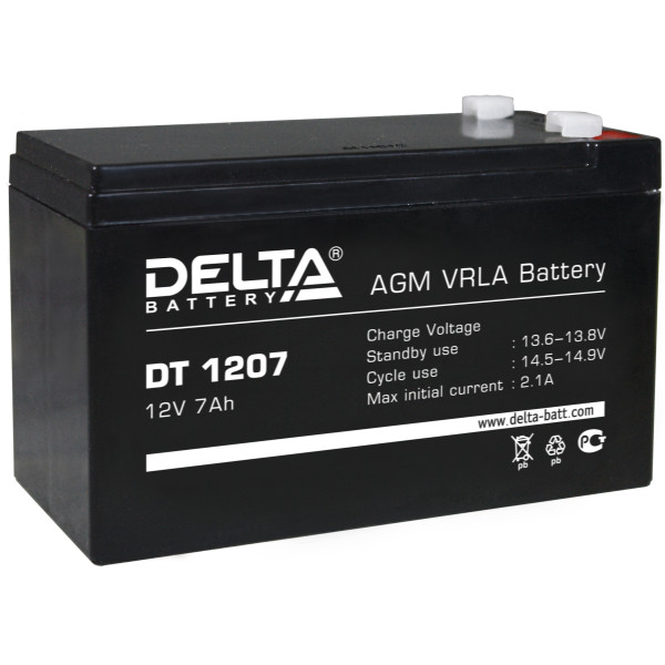 Аккумулятор Delta DT 1207 в Перми