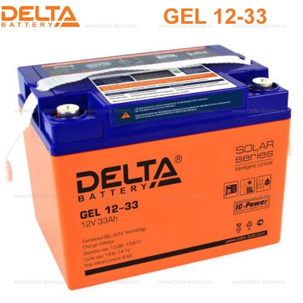 Аккумуляторная батарея Delta GEL 12-33 в Перми
