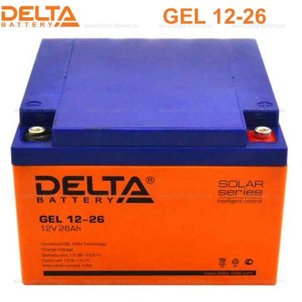 Аккумуляторная батарея Delta GEL 12-26 в Перми