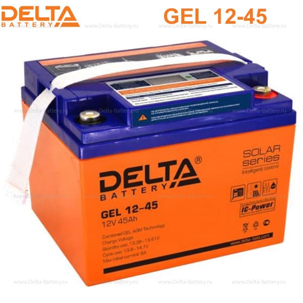 Аккумуляторная батарея Delta GEL 12-45 в Перми