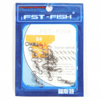Вертлюг FST-Fish №4, 10 шт