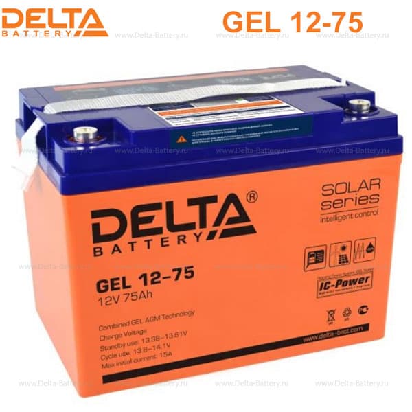 Аккумуляторная батарея Delta GEL 12-75 в Перми